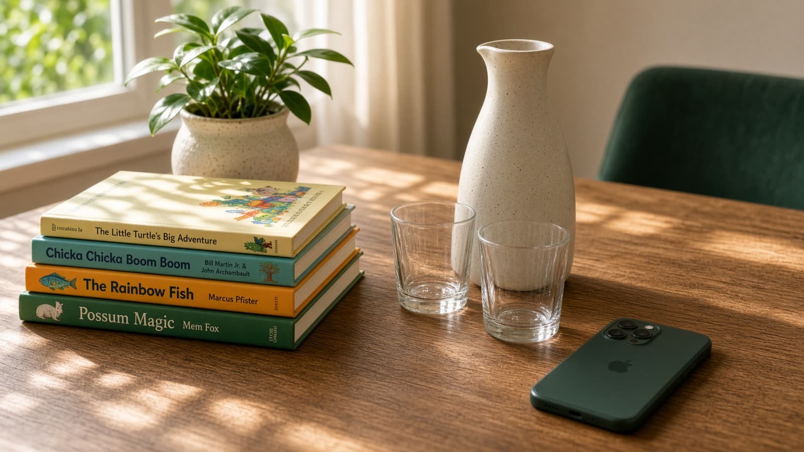 A quiet table in late afternoon light